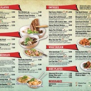 Take Out Menu Design Services