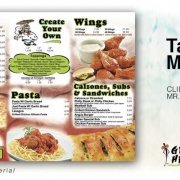 Restaurant Take Out Menu Design Services