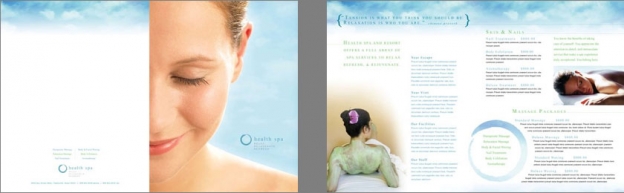 GRAPHICHERO - BROCHURE DESIGN, COLORADO SPRINGS, SPA BROCHURE DESIGNS